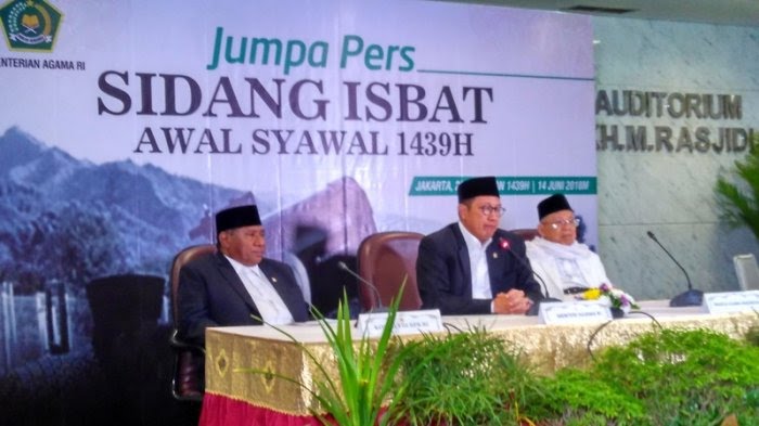 Hasil Sidang Isbat, Pemerintah Tetapkan Idul Fitri 