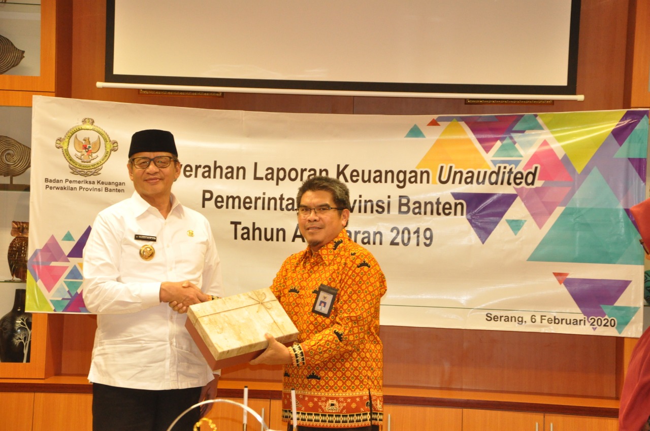 Banten Jadi Provinsi Pertama Yang Serahkan Laporan Keuangan 2019