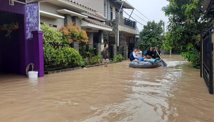 Diguyur Hujan Semalam Komplek Citra Gading Kota Serang Terendam Banjir