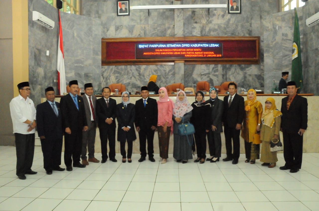 PAW, Sigit Kamseno Resmi Jadi Anggota DPRD Lebak