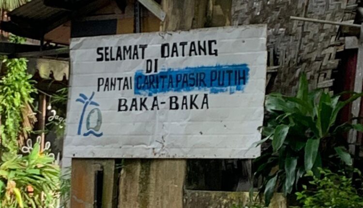 Ditinggal Investor Tempat Wisata Di Pantai Carita Pandeglang