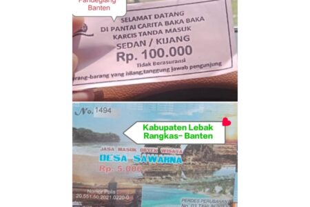 Warga Sebut Harga Tiket Masuk Wisata di Pandeglang Kemahalan dan