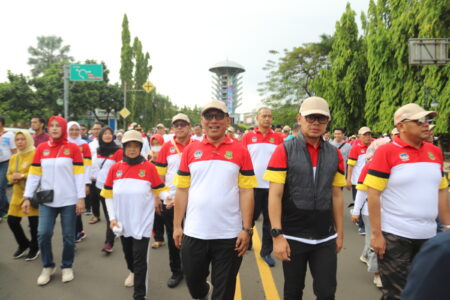 Jalan Sehat 25 Walikota Anggota APEKSI Jadi Ajang Promosikan UMKM dan Budaya Cilegon