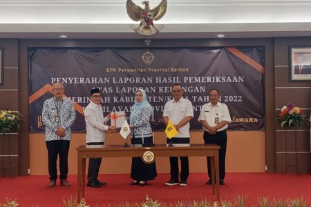 Pemkot Cilegon Raih WTP 10 Kali Berturut-Turut