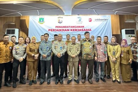 Mudahkan Wajib Pajak, Tim Pembina Samsat-Bank Banten Jalin Kerjasama