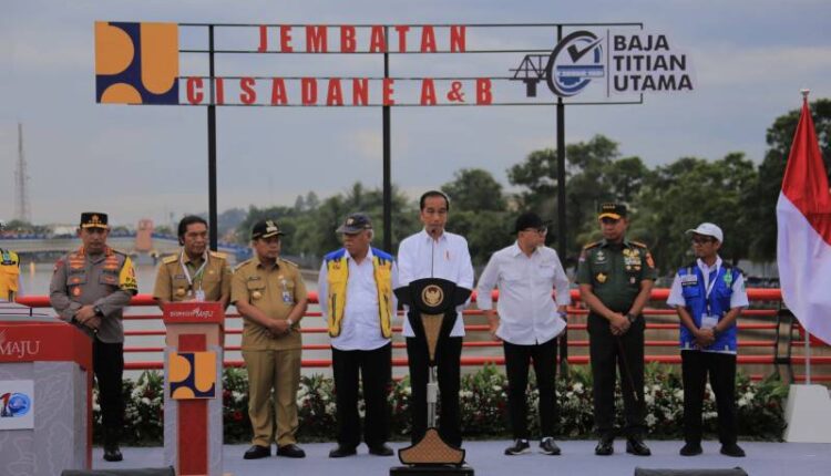 Jembatan Cisadane A Dan B Yang Diresmikan Jokowi Bisa Jadi Ikon Baru ...