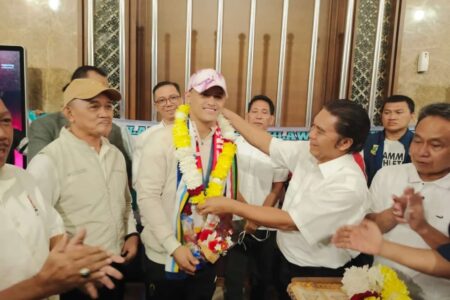 Pj Gubernur Banten Ikut Sambut Kedatangan Atlet Indonesia usai Berlaga di Olimpiade Paris
