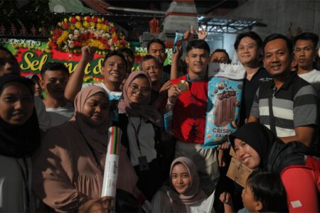 Aice dan Ribuan Warga Serang Meriahkan Penyambutan Juara Olimpiade Paris 2024