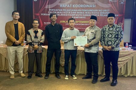 Terima Akreditasi Pemantau, JRDP Prediksi Politik Uang di Pilkada Kota Serang Lebih Masif