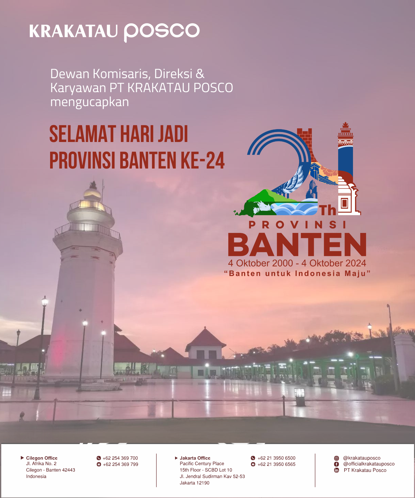 Posco HUT Banten