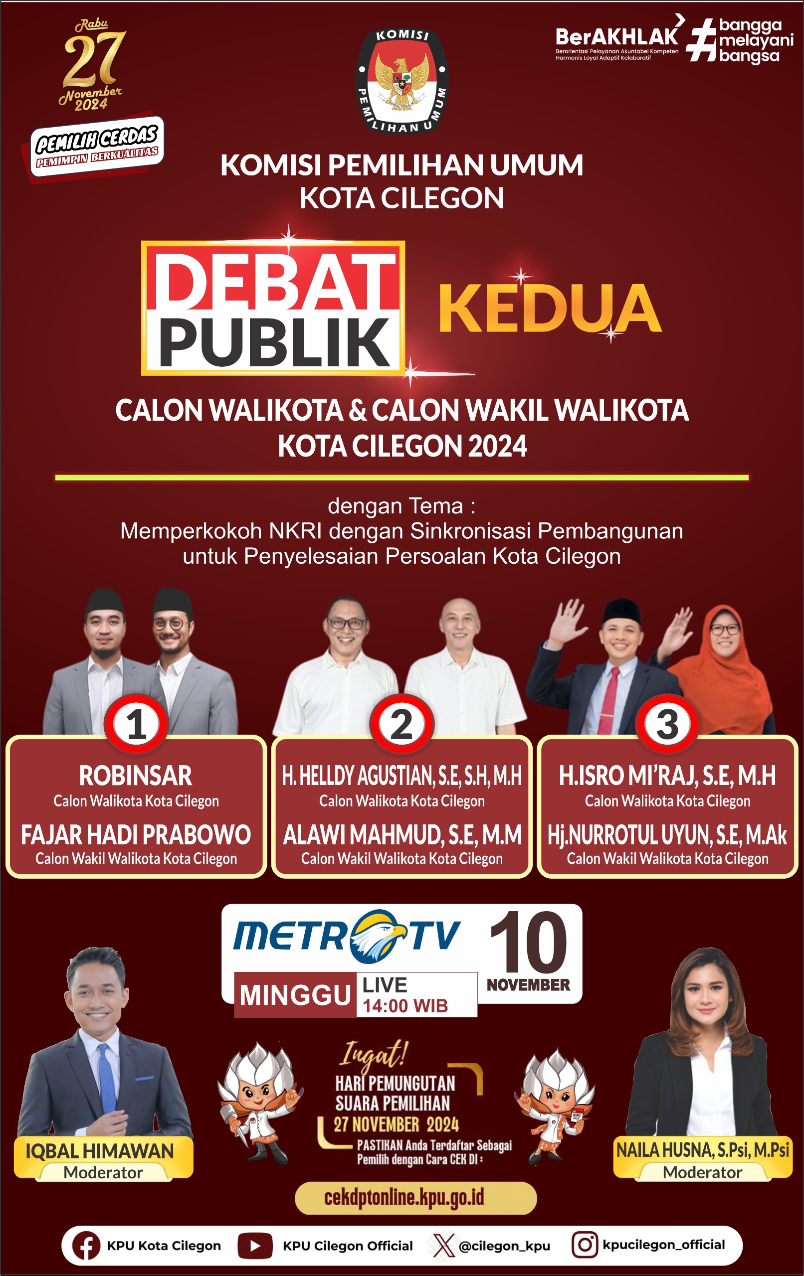 KPU Cilegon debat