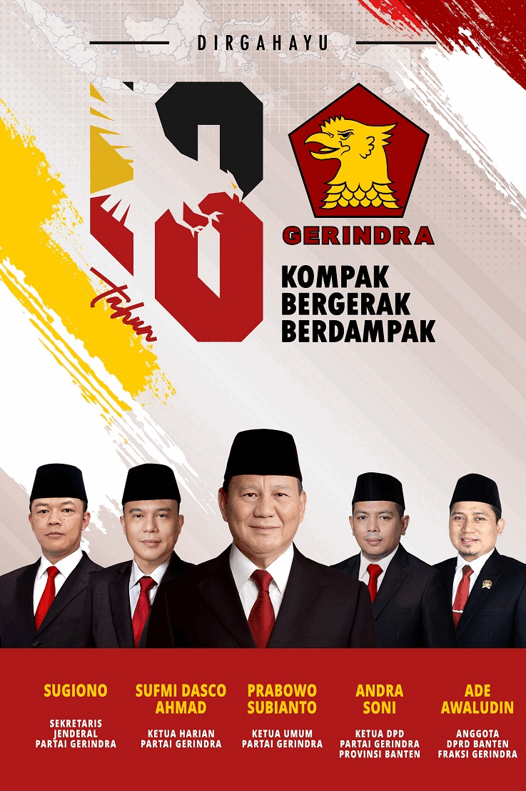 Oong Ade HUT Gerindra