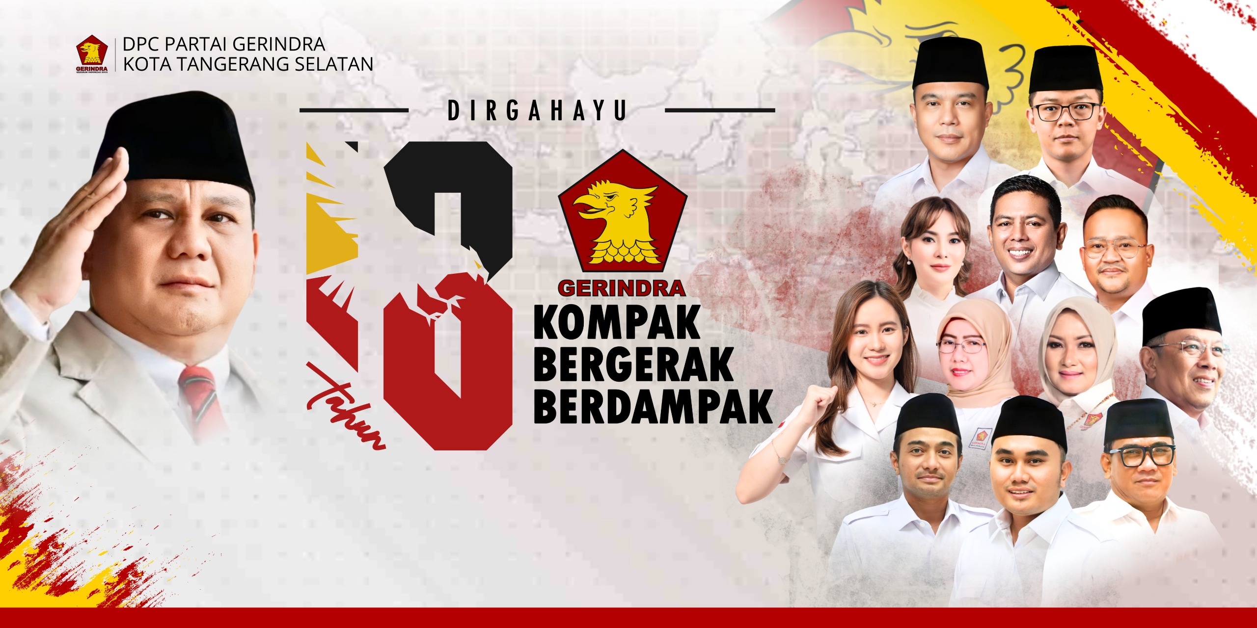 Tangsel HUT Gerindra