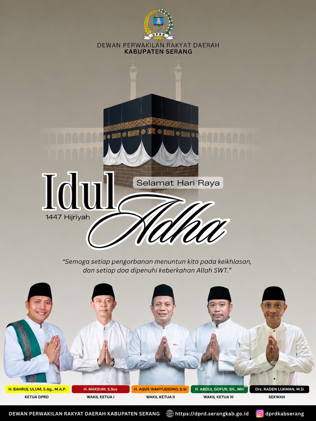 DPRD Kab Serang Idul Adha