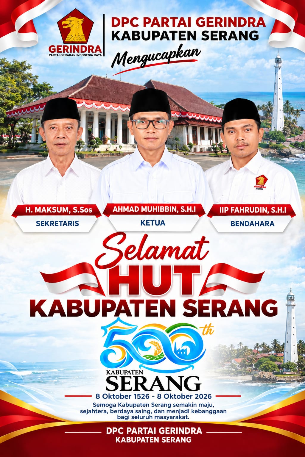 Gerindra HUT Kab Serang