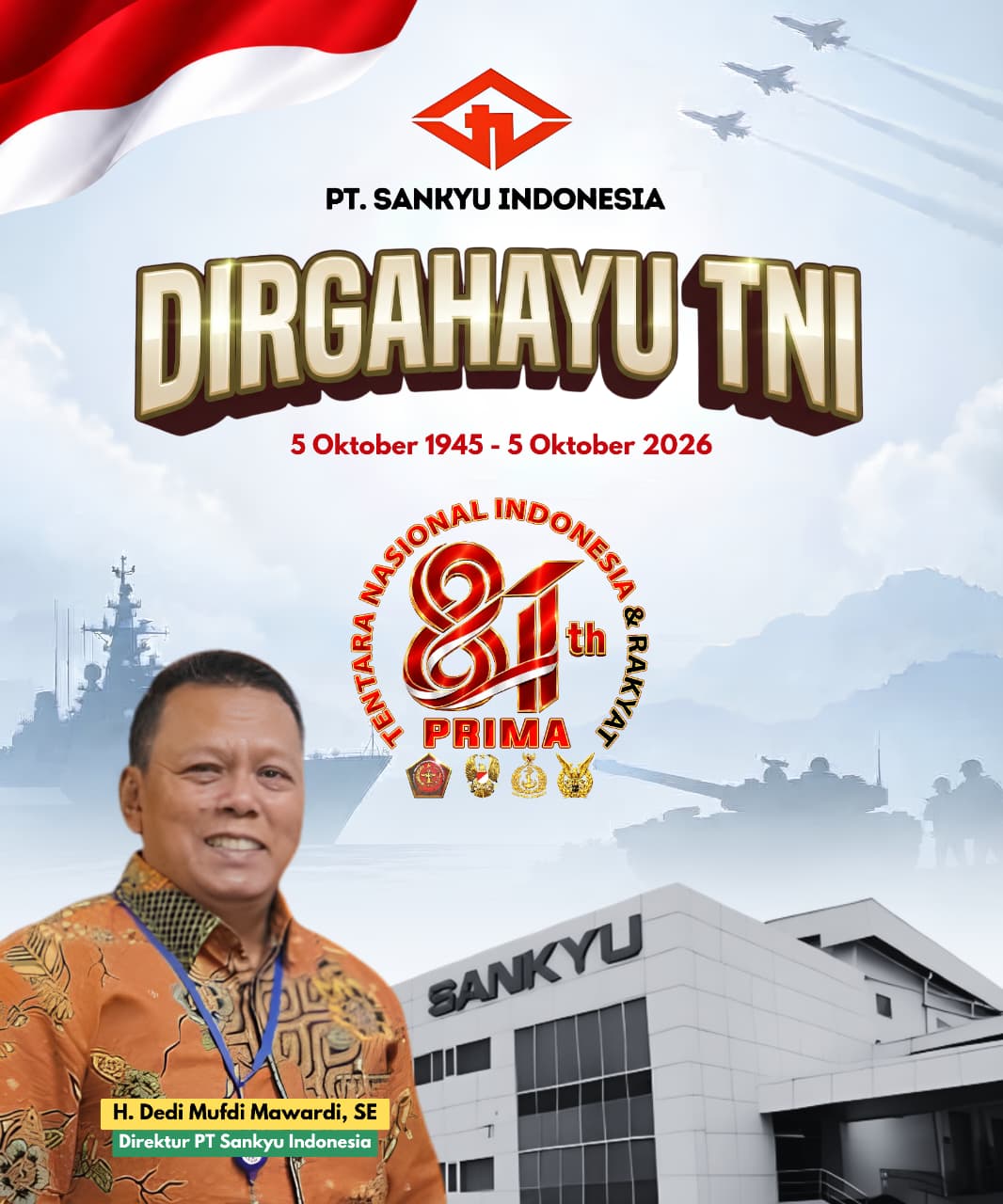 Sankyu HUT TNI